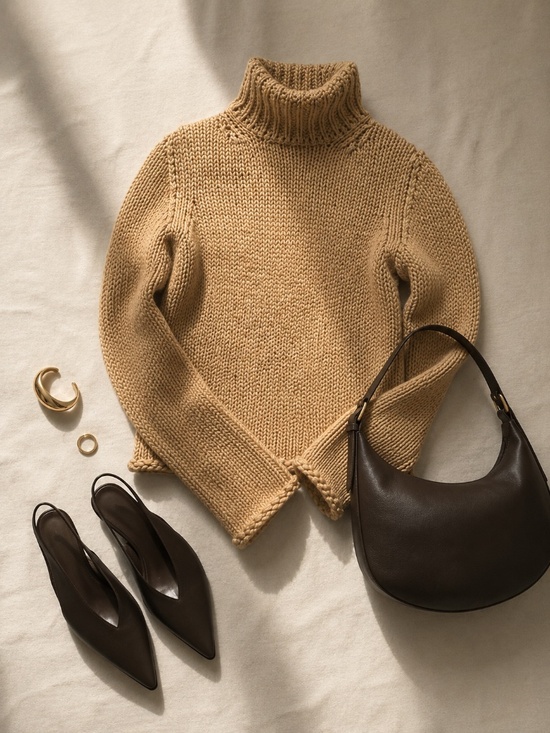 Celine Sweaters - Authentic Céline Cotton Silk Knit Sweater Sunfaded Wheat | S